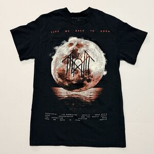 Sleep Token Take Me Back to Eden Album Track List Shirt Black Small Rock Tour